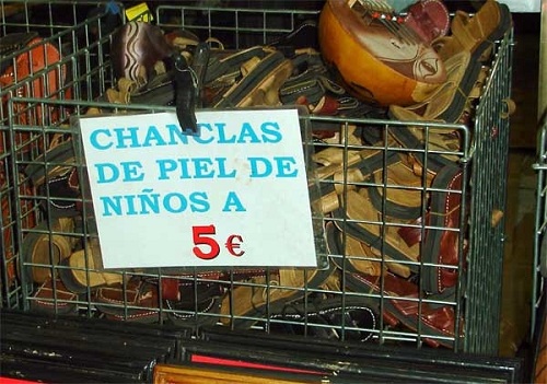 chanclas niños