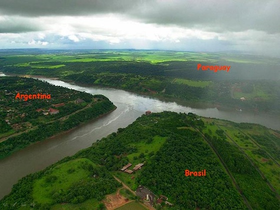 frotnera brasil argentina paraguay