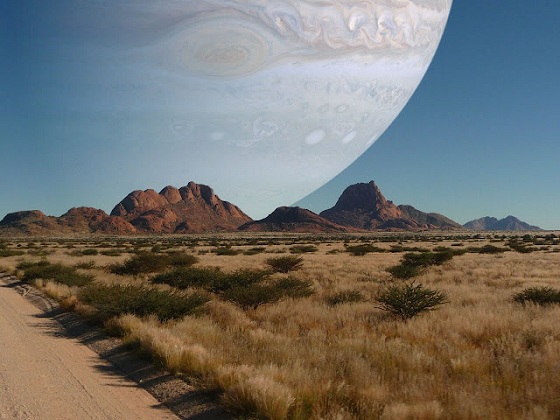jupiter desde la tierra