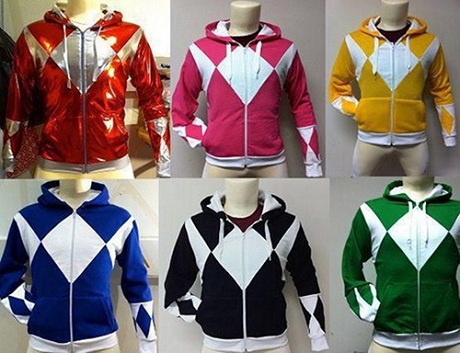 sudadera power rangers