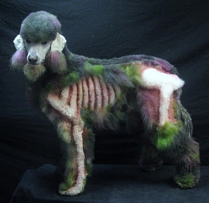 perro zombie